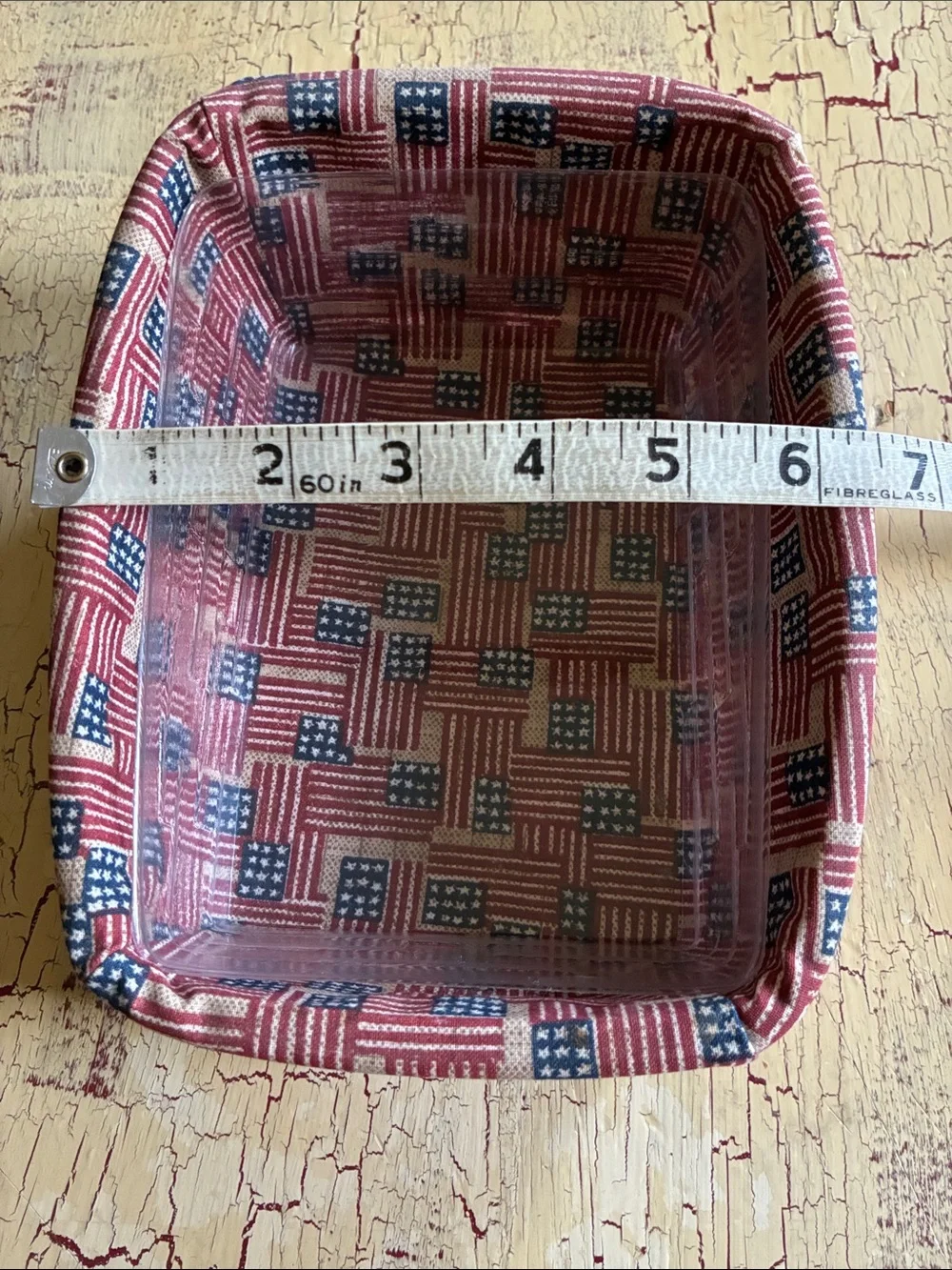 Vintage Longaberger Note Pad Basket with liner & protector